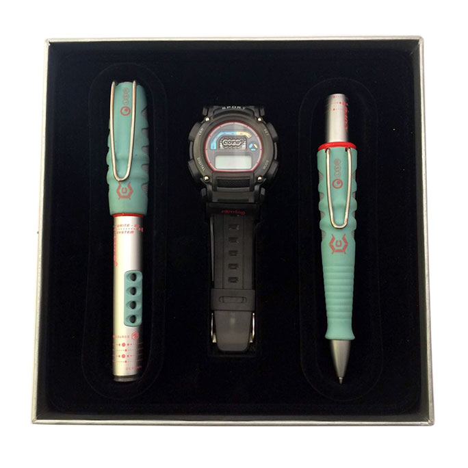 ست جفتی کر آبی روشن (خودکار-روان نویس)